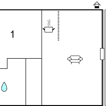 One-bedroom In Daire